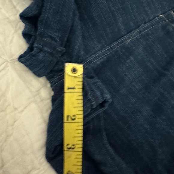 LEE Denim Romper Size M Blue Short Union Alls Vintage Modern - Picture 4 of 12